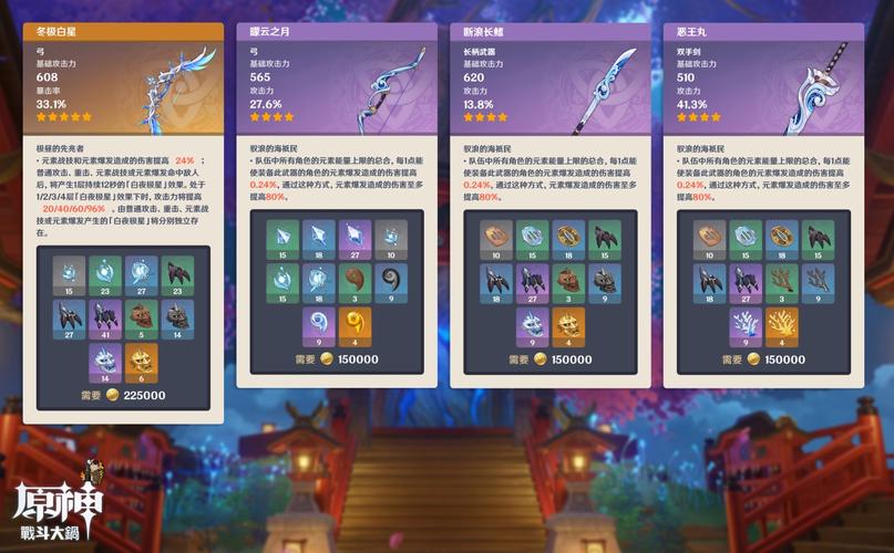 原神新武器什么时候出